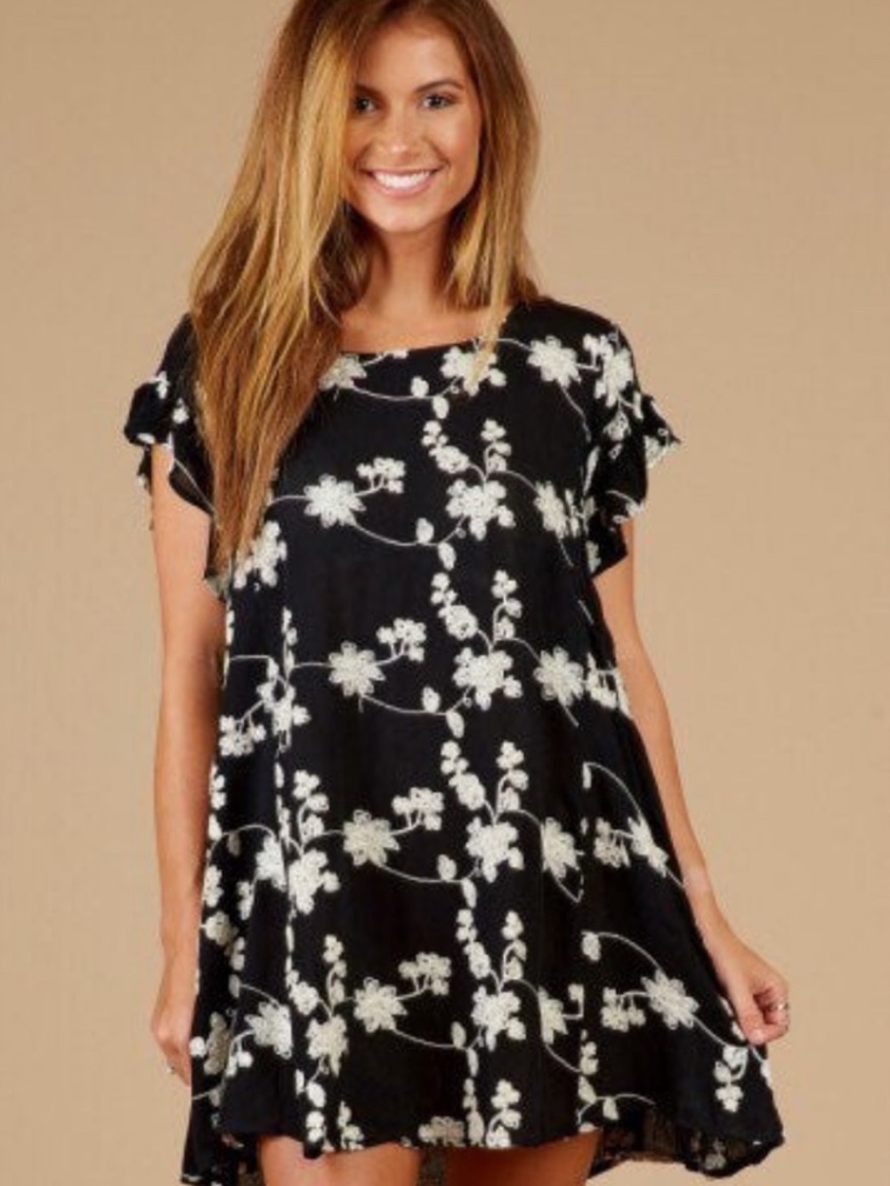 Altar’d State Willemstad Mini Embroidered Dress